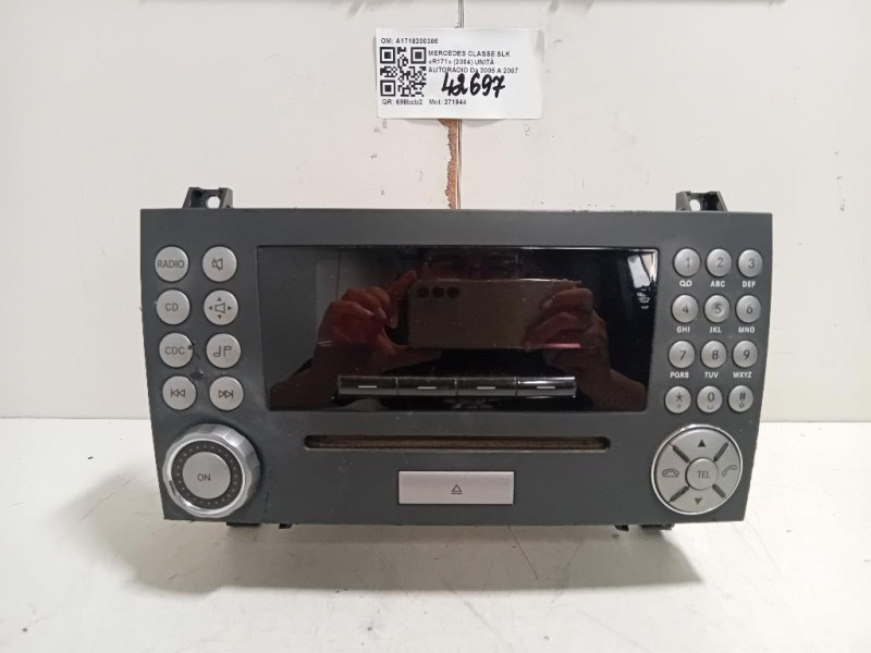 Unità Autoradio A1718200386 Mercedes Classe SLK R171 2004