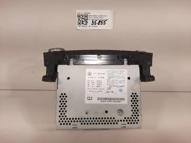 Unità Autoradio A1719000600 Mercedes Classe SLK R171 2004