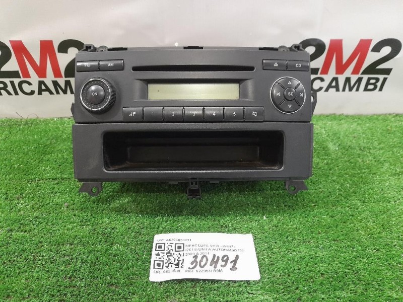 Unità Autoradio A6396891031 Mercedes VITO W447 2014