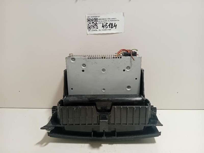 Unità Autoradio A6396891031 Mercedes VITO W447 2014
