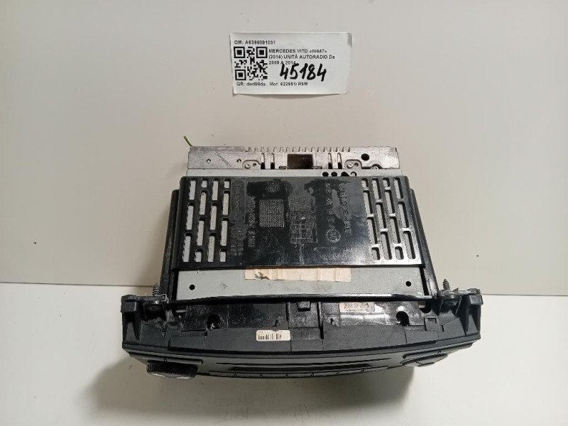 Unità Autoradio A6396891031 Mercedes VITO W447 2014