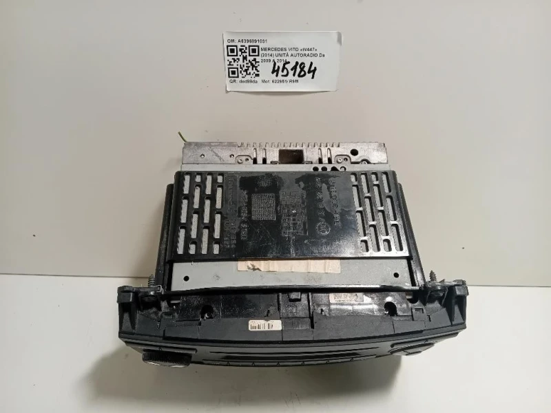 Unità Autoradio A6396891031 Mercedes VITO W447 2014
