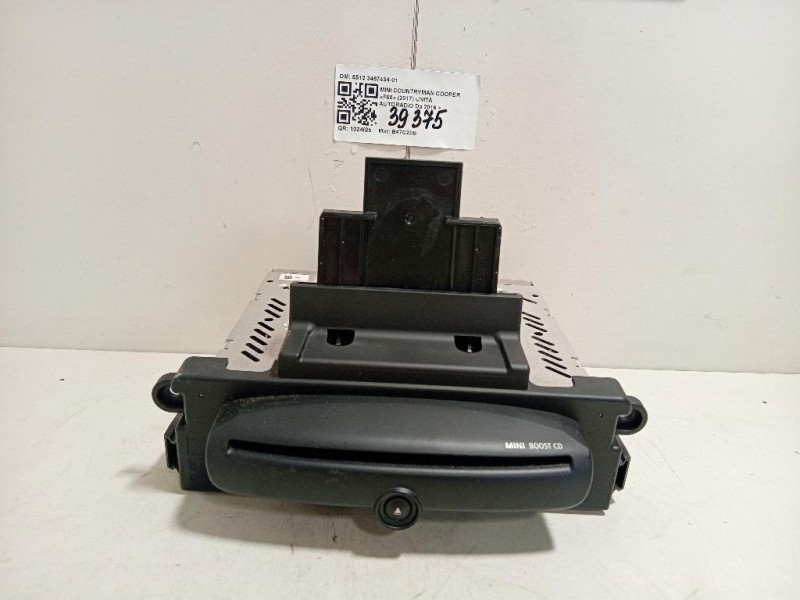 Unità Autoradio 5512 3457434-01 Mini Countryman Cooper F60 2017