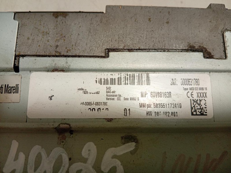 Unità Autoradio 65129350007 Mini MINI Cooper F56 2014