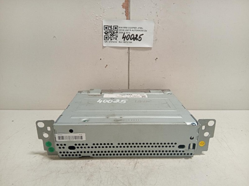 Unità Autoradio 65129350007 Mini MINI Cooper F56 2014
