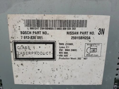 Unità Autoradio 25915BH20A Nissan Micra IV 2011