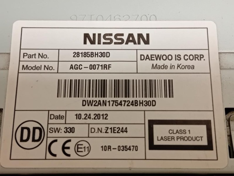 Unità Autoradio 28185BH30D Nissan Navara 2010