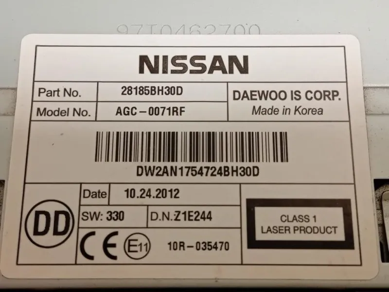 Unità Autoradio 28185BH30D Nissan Navara 2010