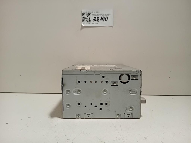 Unità Autoradio 25915 5X00E Nissan Navara 2010