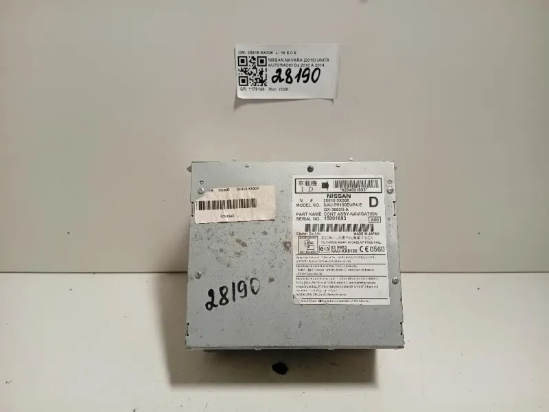 Unità Autoradio 25915 5X00E Nissan Navara 2010