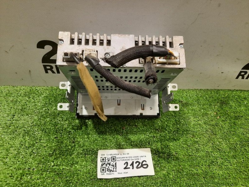 Unità Autoradio 28185JX50A Nissan Nv200 2009