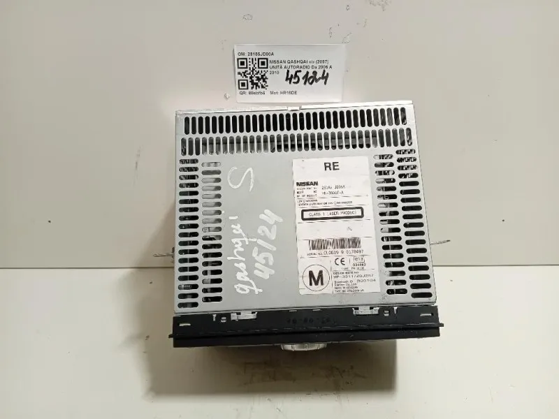 Unità Autoradio 28185JD00A Nissan Qashqai I 2007