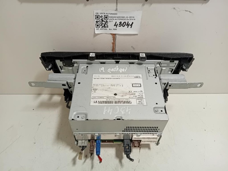 Unità Autoradio UNITÀ AUTORADIO Nissan Qashqai II 2014
