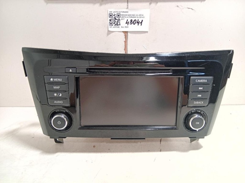 Unità Autoradio UNITÀ AUTORADIO Nissan Qashqai II 2014
