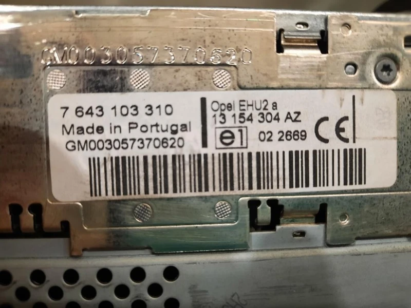 Unità Autoradio 13154304 Opel Astra H 2005