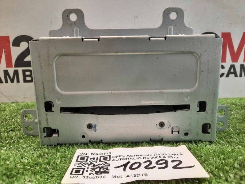 Unità Autoradio 20983513 Opel Astra J 2010