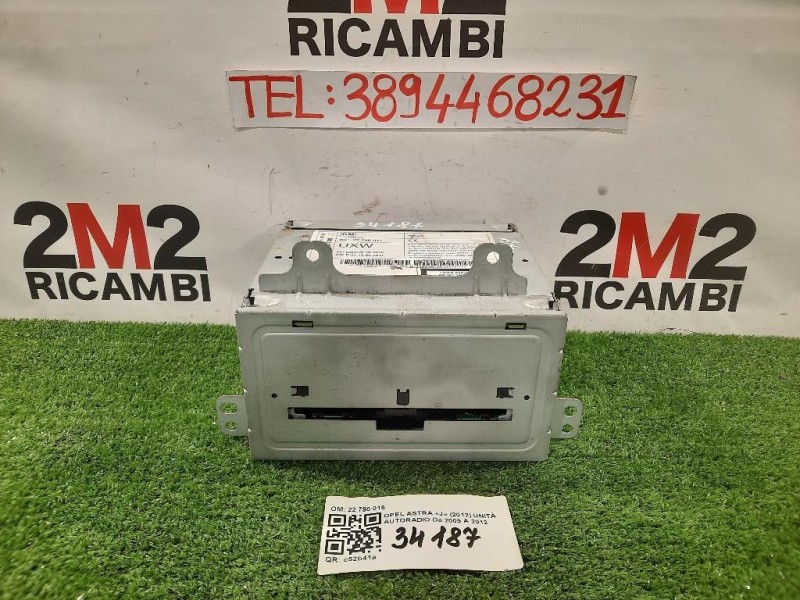 Unità Autoradio 22 790 015 Opel Astra J 2012