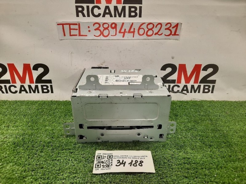 Unità Autoradio 22836293 Opel Astra J 2012