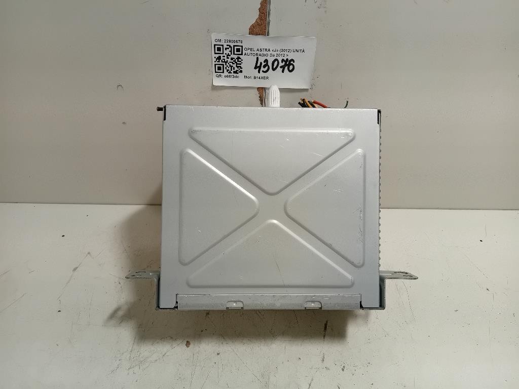 Unità Autoradio 22800670 Opel Astra J 2012
