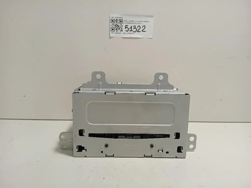 Unità Autoradio 22976602 Opel Astra J 2012