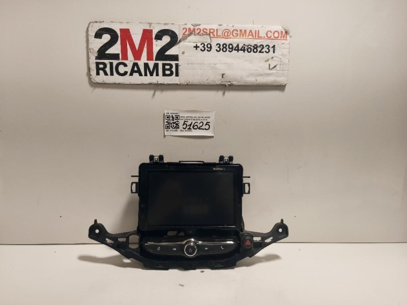 Unità Autoradio 42342511 Opel Astra K 2016