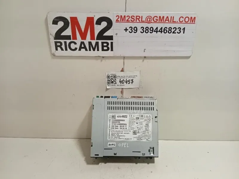 Unità Autoradio 42554622 Opel Astra K 2016