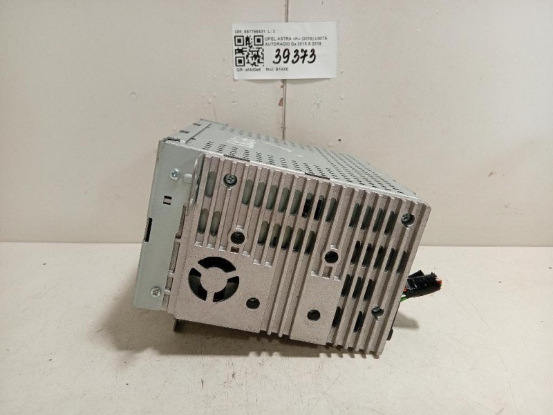 Unità Autoradio 557799431 Opel Astra K 2016