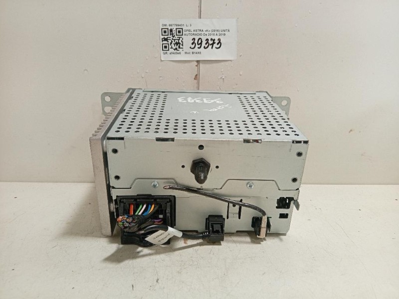 Unità Autoradio 557799431 Opel Astra K 2016