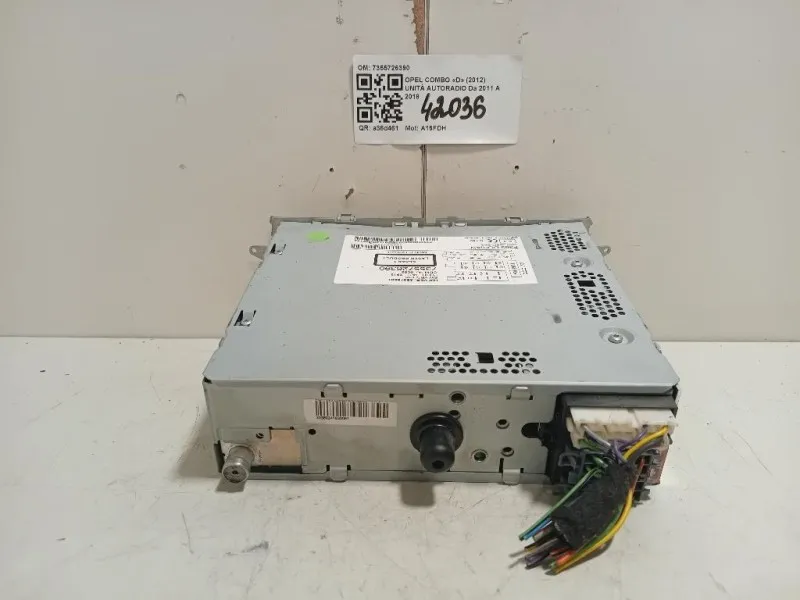 Unità Autoradio 7355726390 Opel Combo D 2012