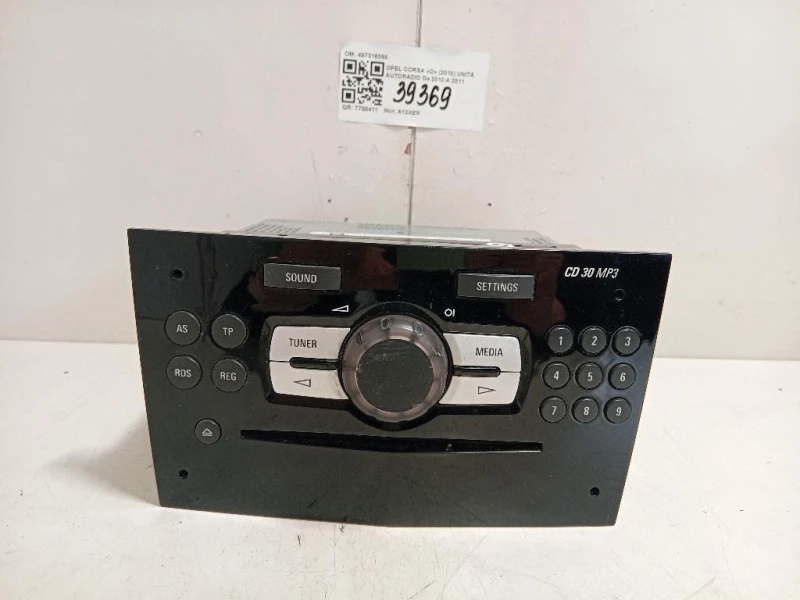 Unità Autoradio 497316088 Opel Corsa D 2010