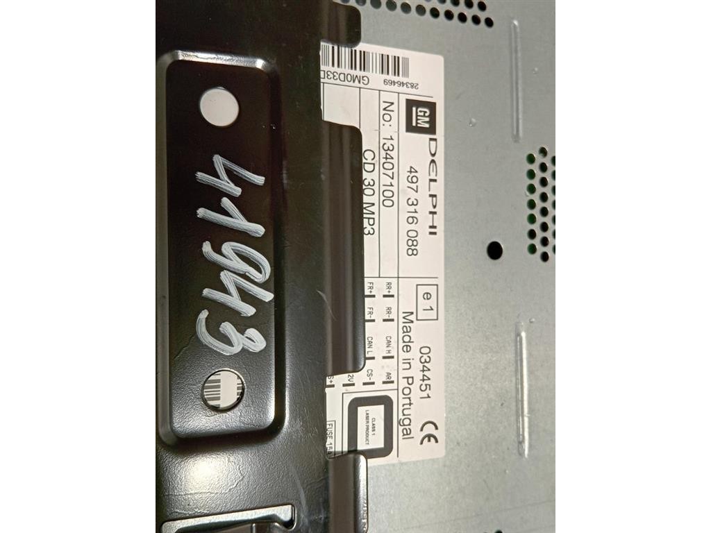 Unità Autoradio 497 316 088 Opel Corsa D 2011