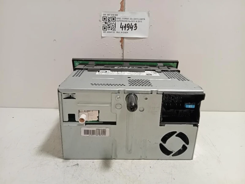 Unità Autoradio 497 316 088 Opel Corsa D 2011