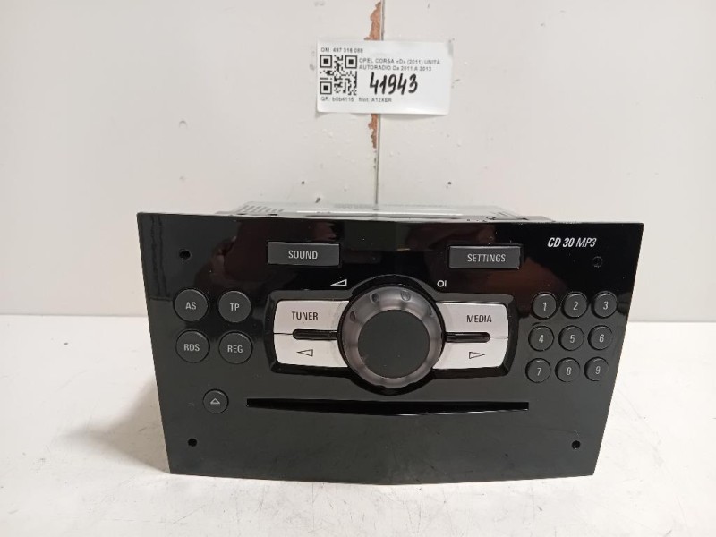 Unità Autoradio 497 316 088 Opel Corsa D 2011