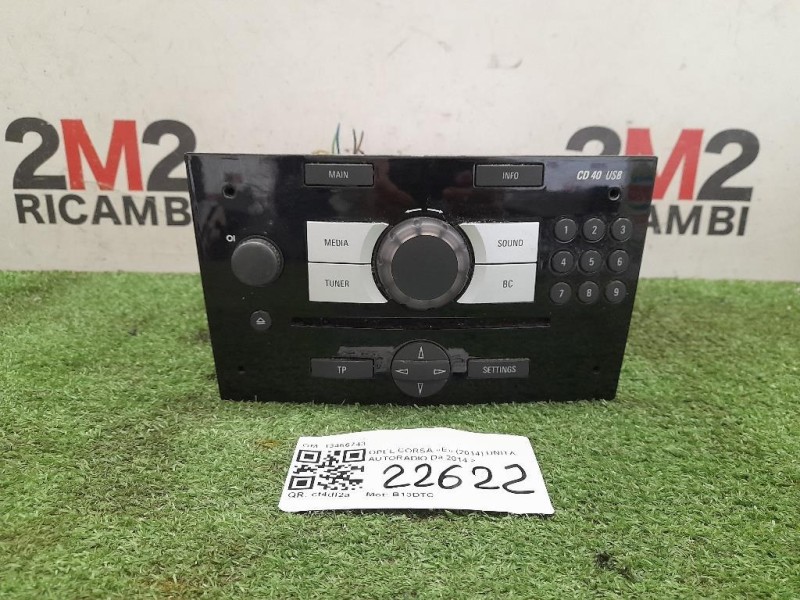 Unità Autoradio 13466743 Opel Corsa D 2011