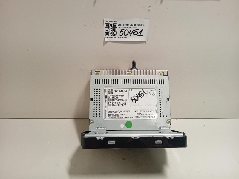 Unità Autoradio 39193464 Opel Corsa E 2014