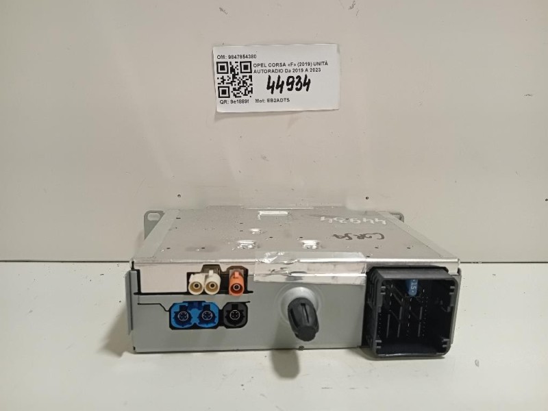Unità Autoradio 9847854380 Opel Corsa F 2019