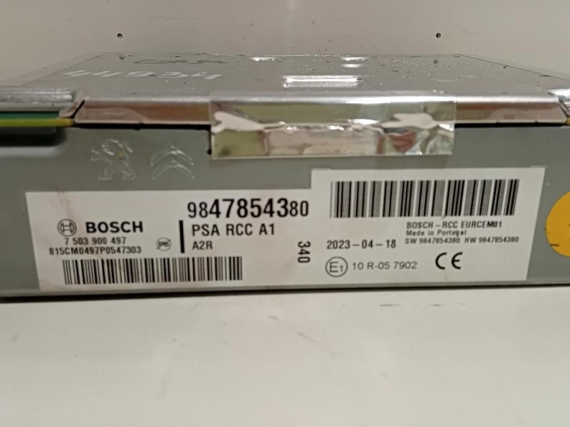 Unità Autoradio 9847854380 Opel Corsa F 2019