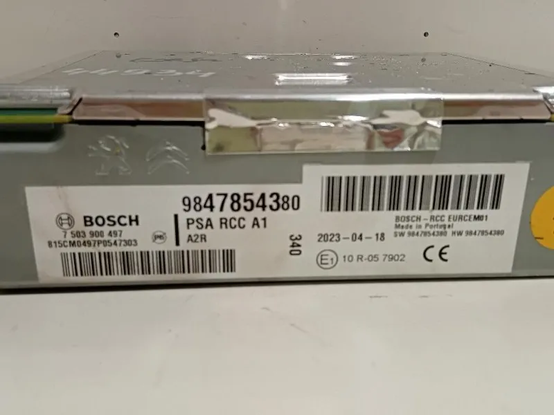 Unità Autoradio 9847854380 Opel Corsa F 2019