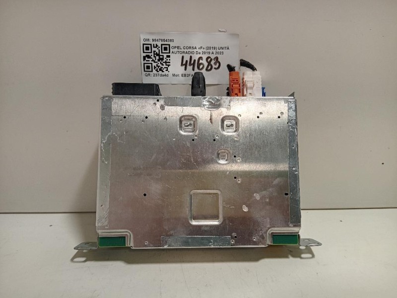 Unità Autoradio 9847854380 Opel Corsa F 2019