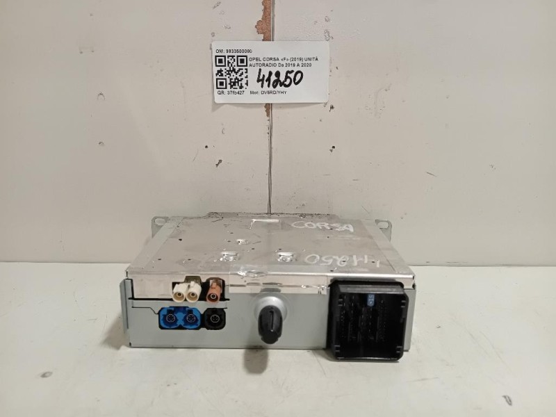 Unità Autoradio 9833500080 Opel Corsa F 2019
