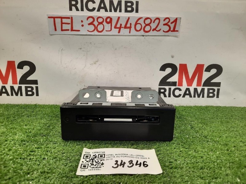 Unità Autoradio 13590746 LETTORE CD Opel Insignia A 2009