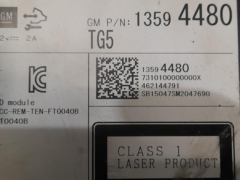 Unità Autoradio 13594480 Opel Insignia A 2009