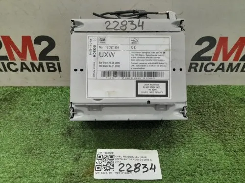 Unità Autoradio 13337251 Opel Insignia A 2009