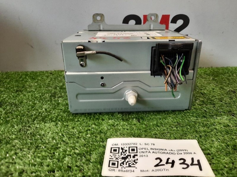 Unità Autoradio 13332702 Opel Insignia A 2009
