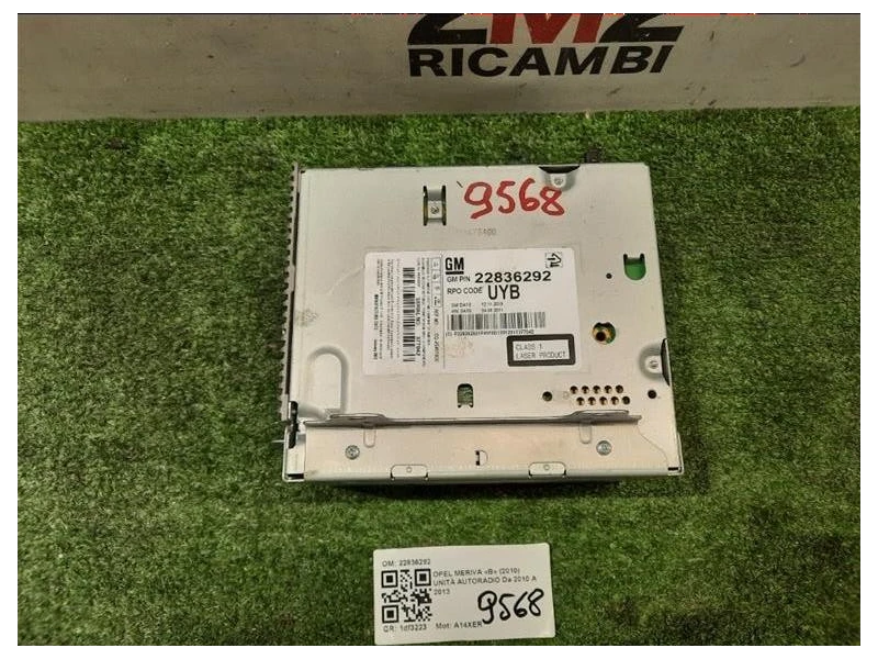 Unità Autoradio 22836292 Opel Meriva B 2010