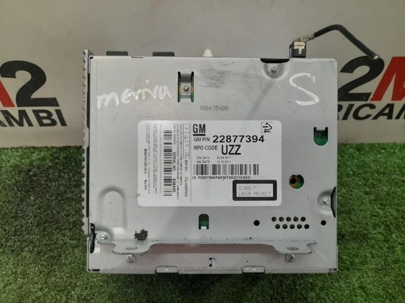 Unità Autoradio 22877394 Opel Meriva B 2010