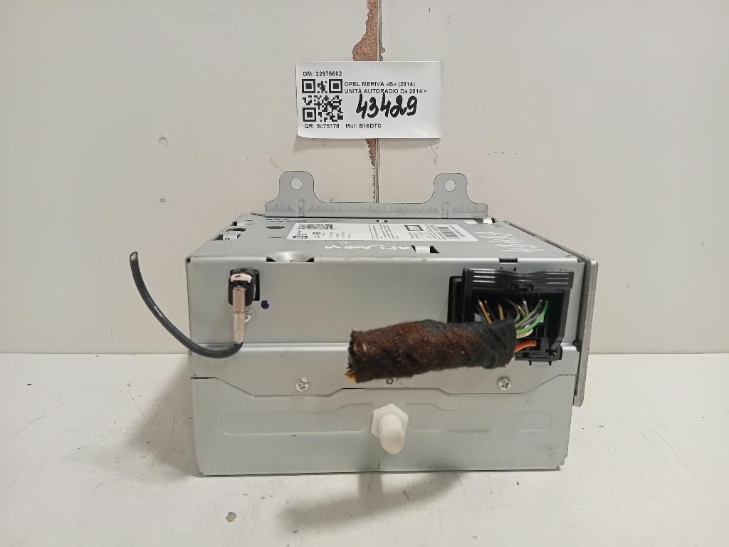 Unità Autoradio 22976602 Opel Meriva B 2014