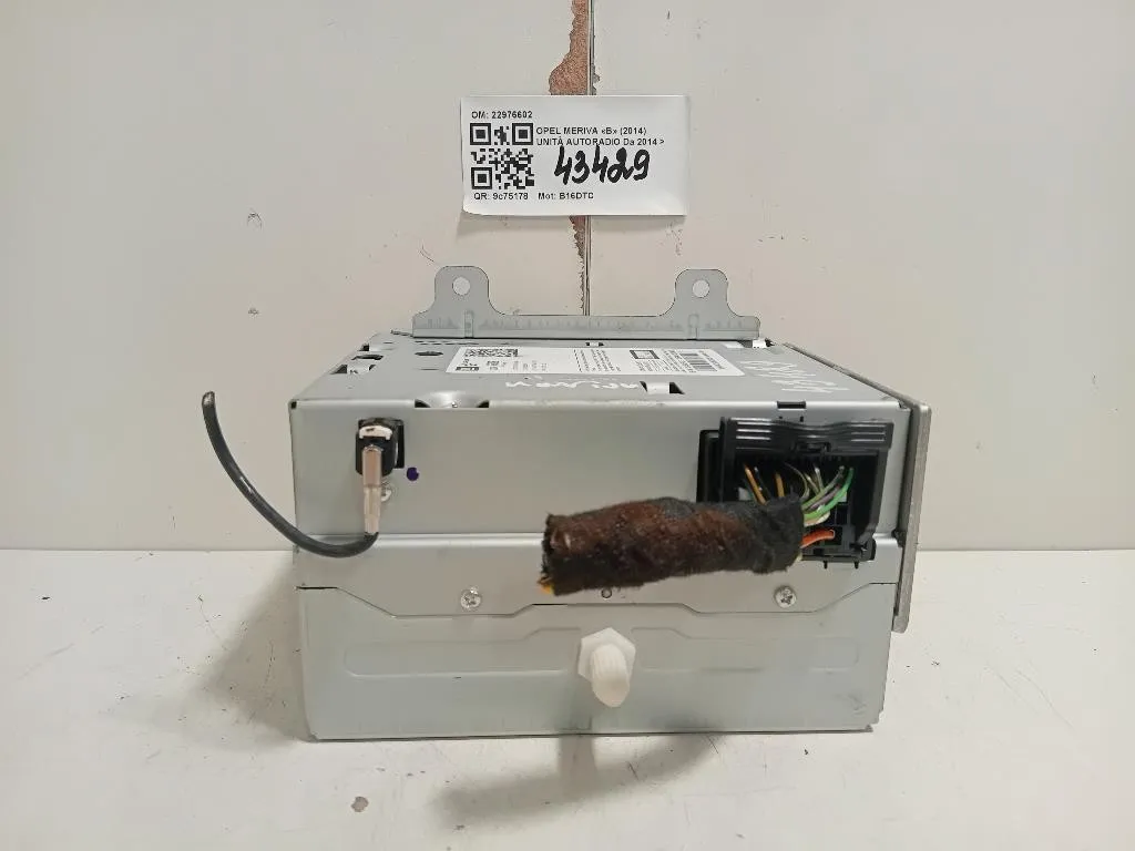 Unità Autoradio 22976602 Opel Meriva B 2014