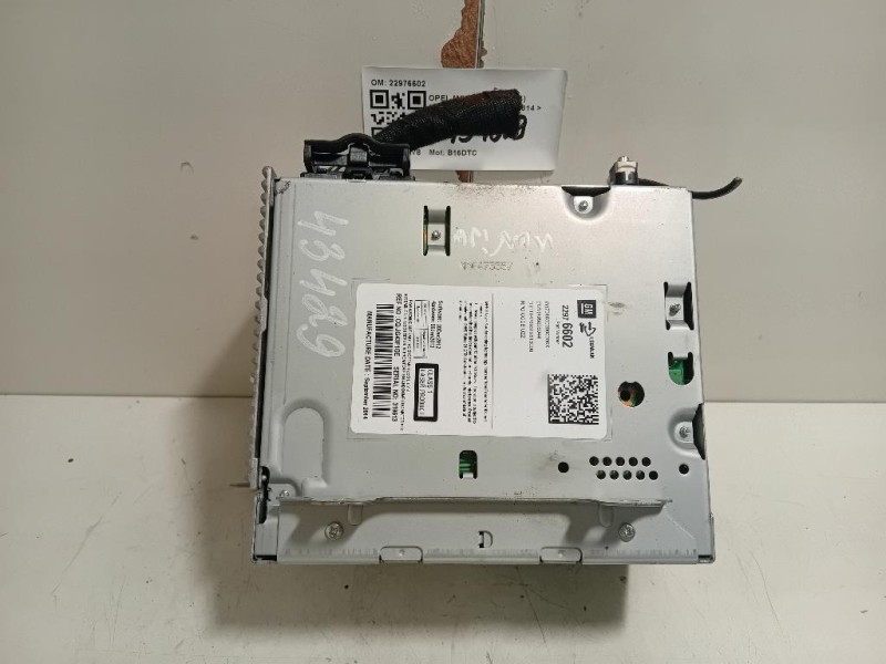 Unità Autoradio 22976602 Opel Meriva B 2014