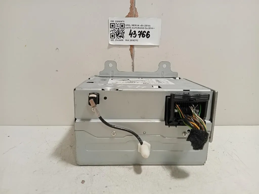 Unità Autoradio 22800670 Opel Meriva B 2014